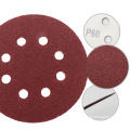 5 Inch 8 Hole Hook and Loop Adhesive Sanding Discs Sandpaper for Random Orbital Sander 40 60 80 120 180 240 320 grit